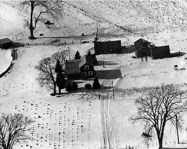 Overhead view of Ancestry Acres